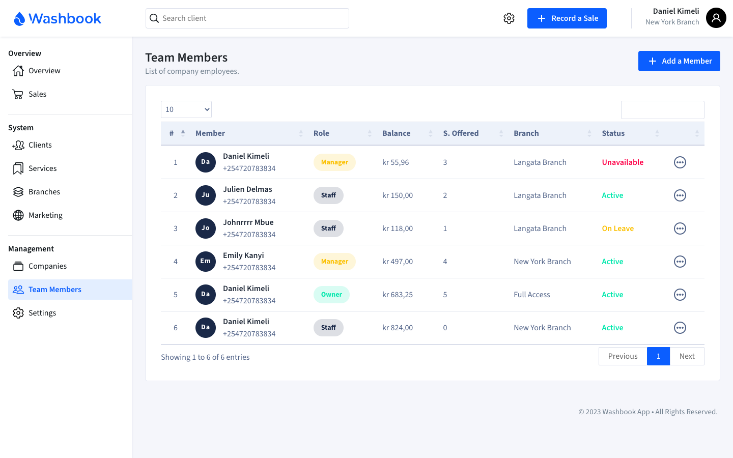 Washbook • Car Wash Management System by DottedCraft CodeCanyon